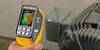 Visual infrared thermometer