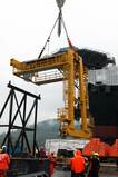 Crane system for an offshore drilling rig