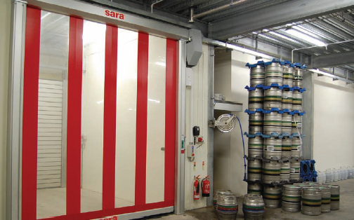 Loading Bay Doors Keep Brewery Cool