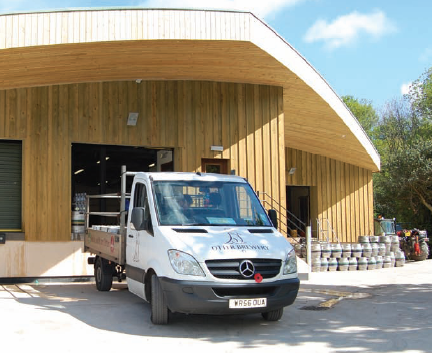 Loading Bay Doors Keep Brewery Cool