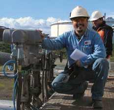 Actuators automate south american tank farm