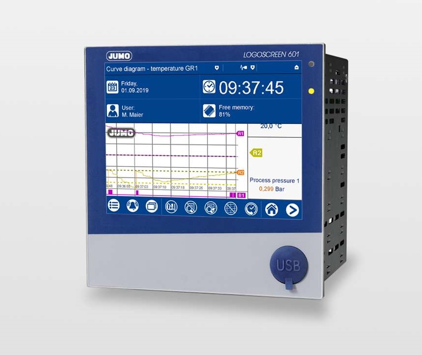 Versatile Paperless Recorder With Touchscreen