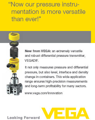 VEGADIF, versatile pressure instrumentation