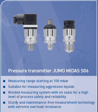 MIDAS S06, pressure transmitter