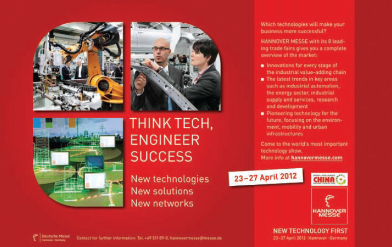 Hannover Messe, 23-27 april 2012
