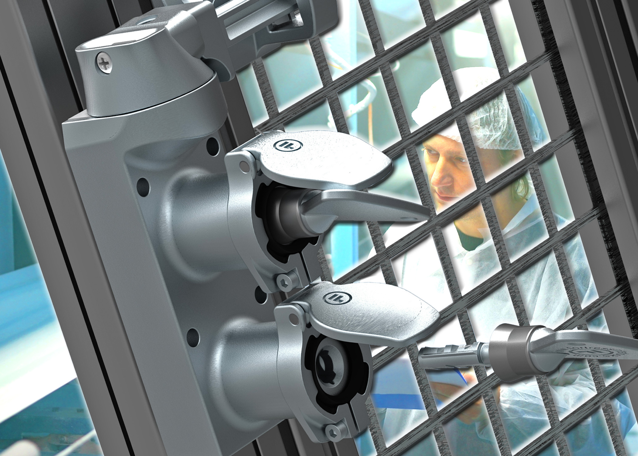 Double door interlock