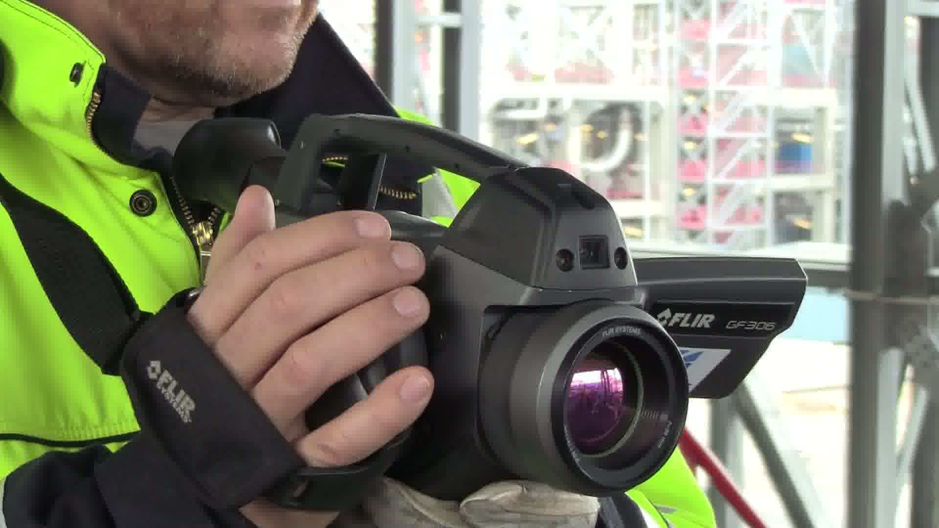 Optical gas imaging camera