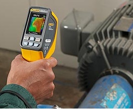 Visual infrared thermometer