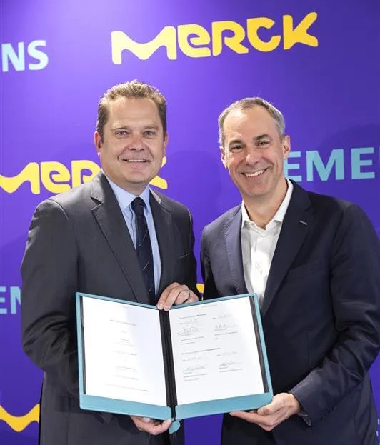 Partnership of Merck and Siemens on End-to-End Digital Workflows from Drug Discovery to Manufacturing