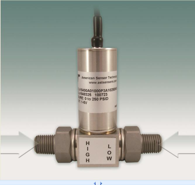 Differential pressure sensor