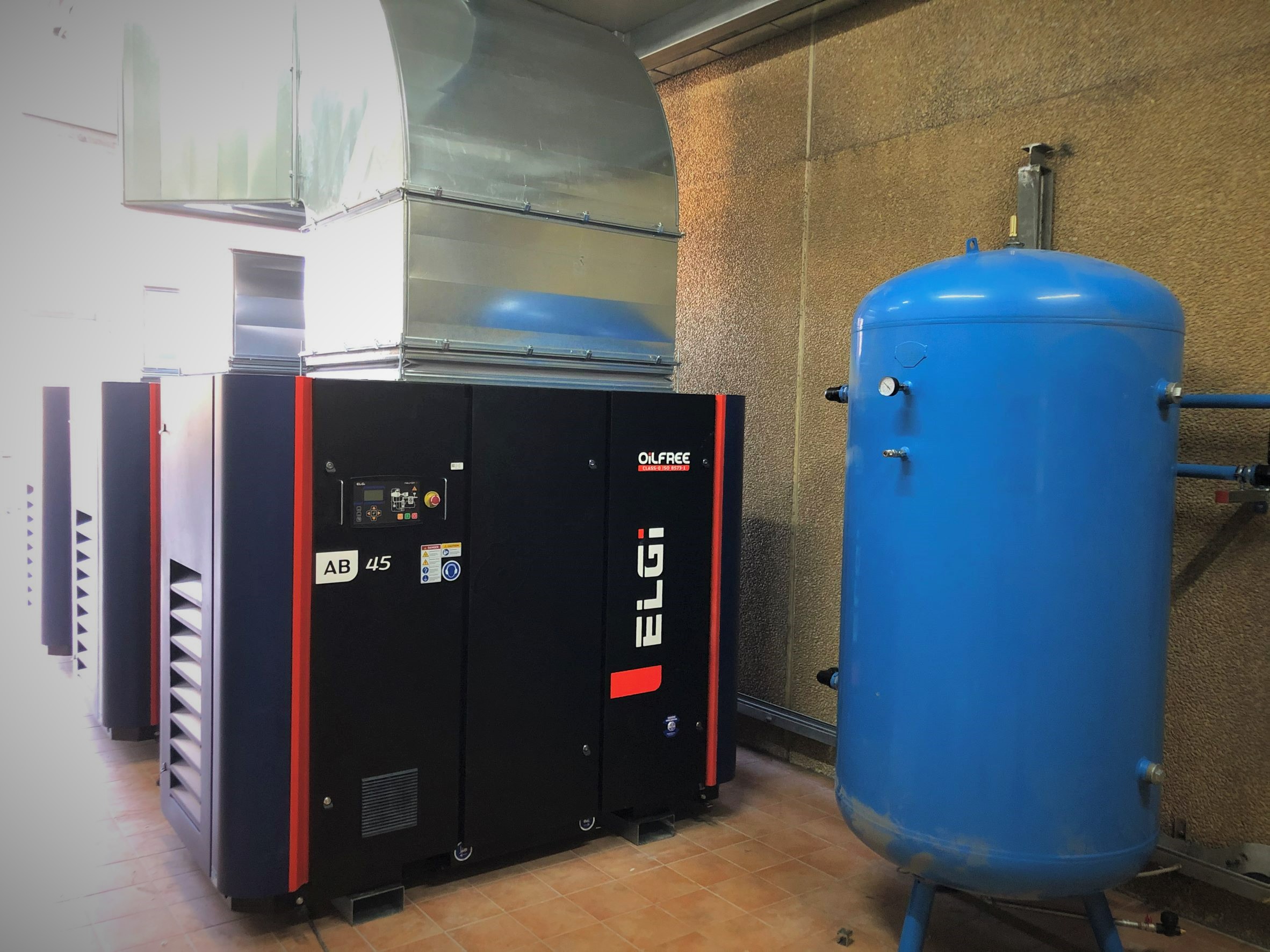 Oilfree Compressed Air Powers Production of Premium Italian Pizza