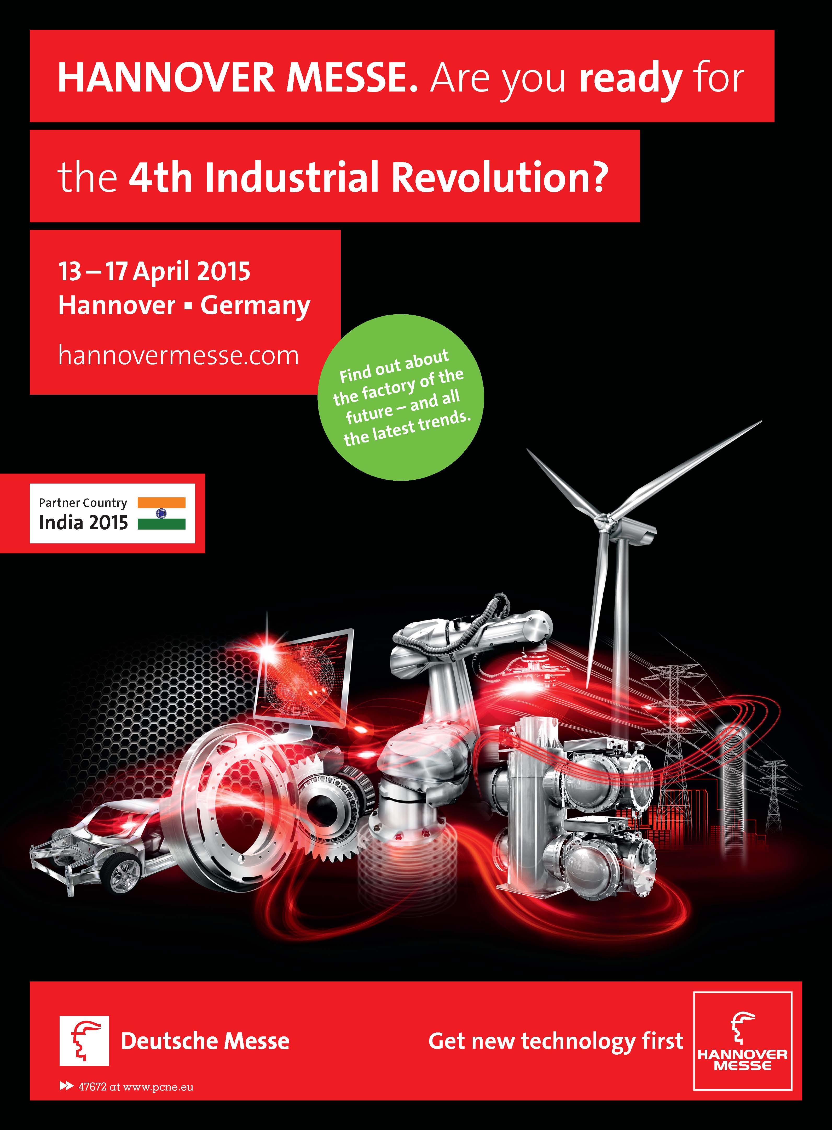 Hannover Messe: 13-17 April 2015