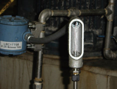 Flexible Sensor Measures Molasses Temperature