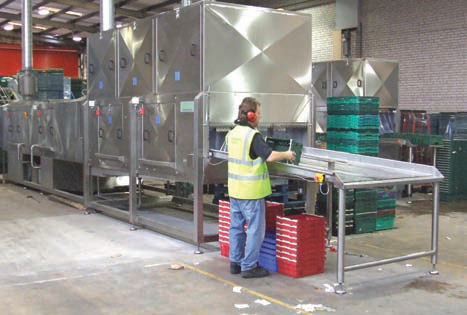 Tray washers help to protect the environment