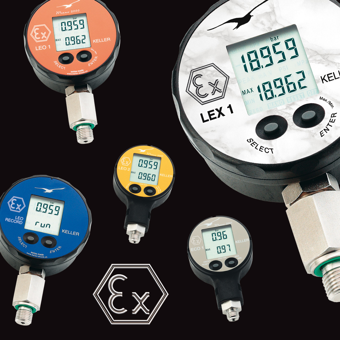Intrinsically Safe Electronic Pressure Gauges