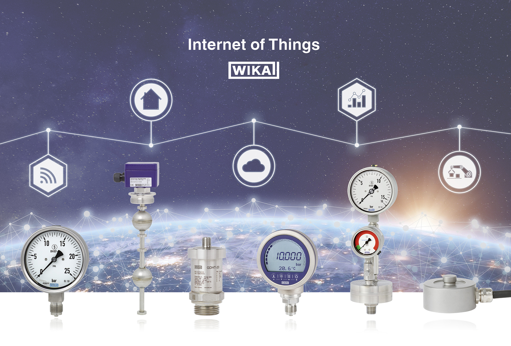 Pressure Gauges in a Well Monitoring System Go Digital
