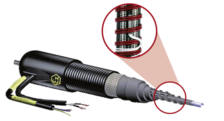 Positioning of the sensor at the “hotspot” of an Ex-analyzer line