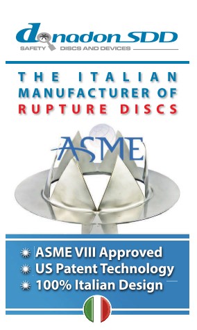 The Italian Manufacturer of Rupture Discs
