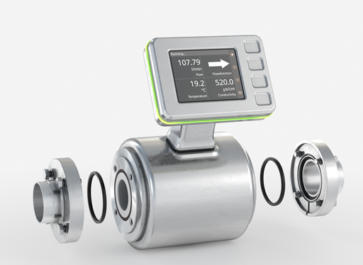 Magnetic-Inductive Flow Meter for Food Applications